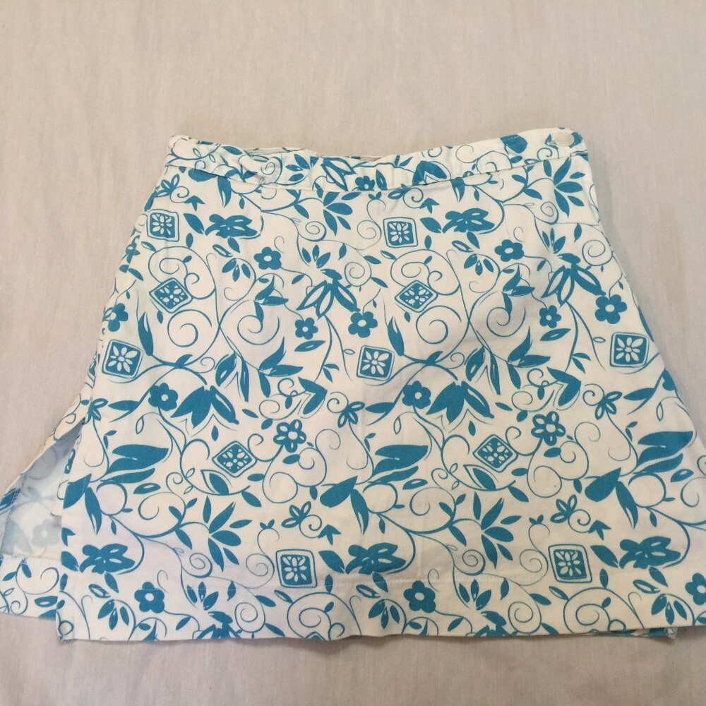 🌕🌕🌕 AW GOLF BY ALLYSON WHITMORE WOMENS SKIRT SKORT WITH BUILT SHORTS SIZ 🌕🌕